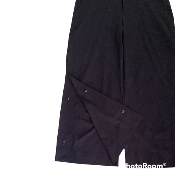 Athleta Navy Blue Tribeca Size 4 Rare Mid Rise Semi-Fitted Crop Pants - Picture 6 of 9